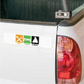 ESSEN SIE SCHLAF LINUX AUTOAUFKLEBER (Auf Lkw)