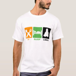 ESSEN SIE SCHLAF LINUX T-Shirt