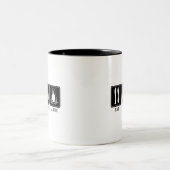 Essen Sie. Schlaf. Linux. Zweifarbige Tasse (Mittel)