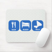Essen Sie Schlaf Mali Mousepad (Mit Mouse)