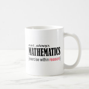 essen Sie Schlaf Mathematik _Übung innerhalb des Kaffeetasse