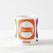 Essen Sie Schlaf-Mountainbike Kaffeetasse (Mittel)