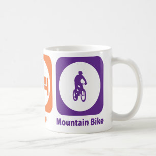 Essen Sie Schlaf-Mountainbike Kaffeetasse