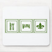 Essen Sie Schlaf… Mousepad (Vorne)