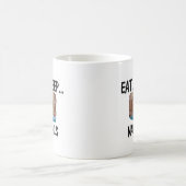 Essen Sie Schlaf NARWHALS Kaffeetasse (Mittel)