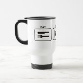 "Essen Sie - Schlaf - ordnen" Tasse durch (Links)