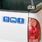 Essen Sie Schlaf Palästina Autoaufkleber (Auf Lkw)