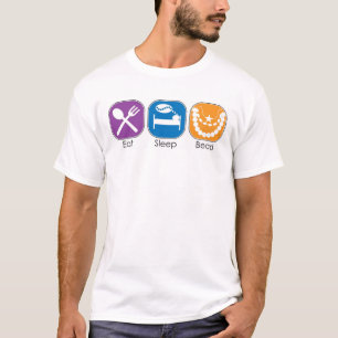 Essen Sie Schlaf-Perle T-Shirt