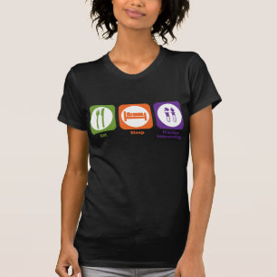 Essen Sie Schlaf-Praxis-Immunologie T-Shirt