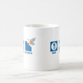 Essen Sie Schlaf-Produkteinführung Kaffeetasse (Mittel)