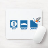 Essen Sie Schlaf-Produkteinführung Mousepad (Mit Mouse)