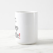 Essen Sie Schlaf-Pudel-Tasse Kaffeetasse (Mittel)