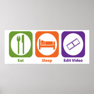 Essen Sie Schlaf redigieren Video Poster
