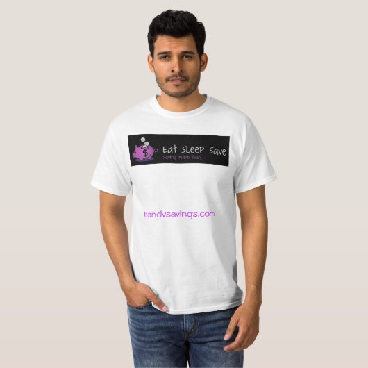 Essen Sie Schlaf retten T-Shirt (Vorne ganz)
