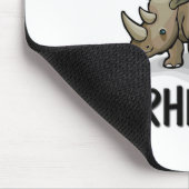 Essen Sie Schlaf RHINOS Mousepad (Ecke)
