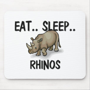 Essen Sie Schlaf RHINOS Mousepad