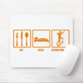 Essen Sie Schlaf-rhythmische Gymnastik Mousepad (Mit Mouse)