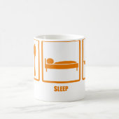 Essen Sie Schlaf-Rudersport Kaffeetasse (Mittel)