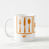 Essen Sie Schlaf-Rudersport Kaffeetasse (Links)