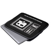 Essen Sie Schlaf RV Laptopschutzhülle (Vorne Knopf)