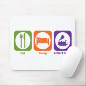 Essen Sie Schlaf sammeln Züge Mousepad (Mit Mouse)