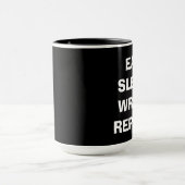 Essen Sie Schlaf schreiben Wiederholung Tasse (Zentrum)