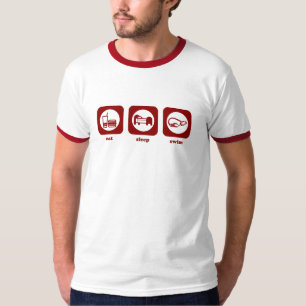 Essen Sie. Schlaf. Schwimmen. T - Shirt