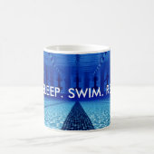ESSEN Sie. SCHLAF. SCHWIMMEN. WIEDERHOLUNG Kaffeetasse (Mittel)