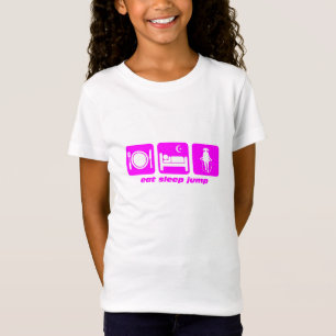 essen Sie Schlaf-Seilspringen T-Shirt