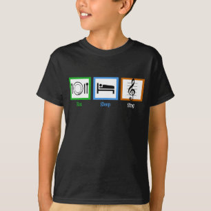 Essen Sie Schlaf singen T-Shirt