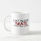 Essen Sie Schlaf-Skate Kaffeetasse (Links)