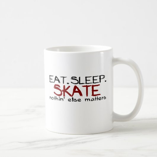 Essen Sie Schlaf-Skate Kaffeetasse (Rechts)