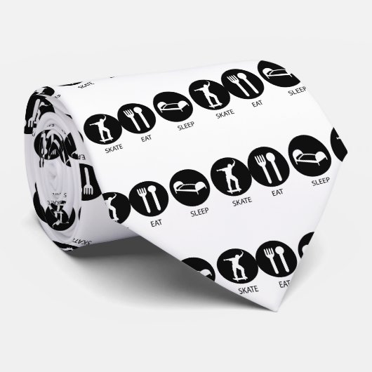 Essen Sie Schlaf-Skate Krawatte (Gerollt)