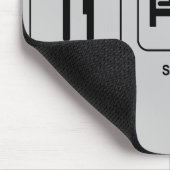 Essen Sie Schlaf-Skate Mousepad (Ecke)