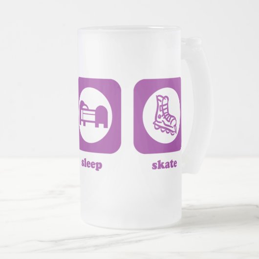 Essen Sie. Schlaf. Skate. Tasse (VorderseiteRechts)