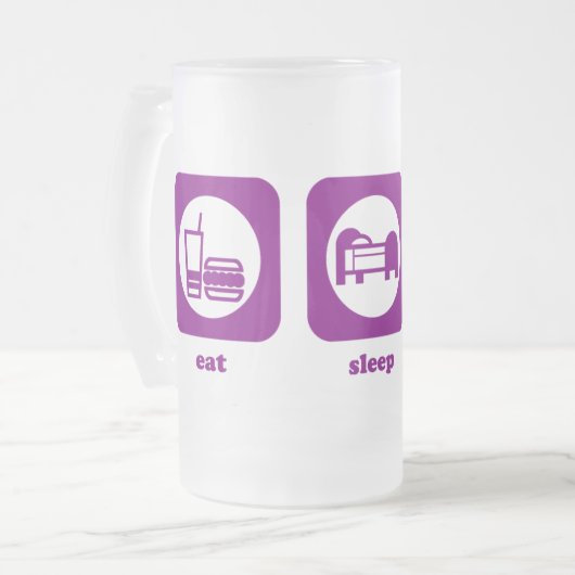 Essen Sie. Schlaf. Skate. Tasse (Vorderseite Links)