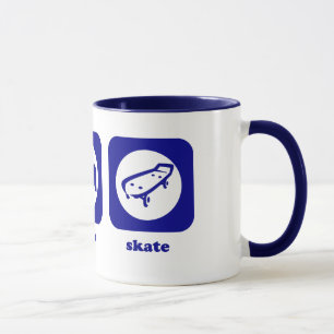 Essen Sie. Schlaf. Skate. Tasse
