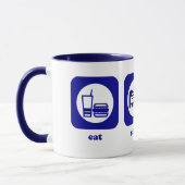 Essen Sie. Schlaf. Skate. Tasse (Links)