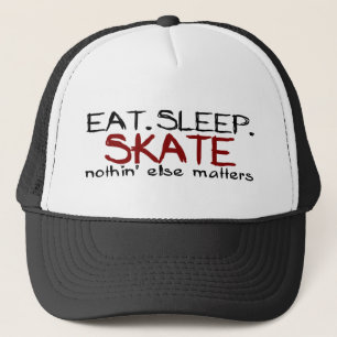 Essen Sie Schlaf-Skate Truckerkappe