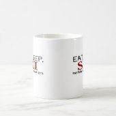 Essen Sie Schlaf-Ski Kaffeetasse (Mittel)