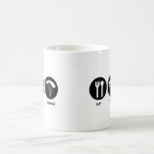Essen Sie Schlaf SkyDive Kaffeetasse (Mittel)