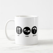 Essen Sie Schlaf SkyDive Kaffeetasse (Links)