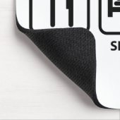 Essen Sie Schlaf Skydive Mousepad (Ecke)