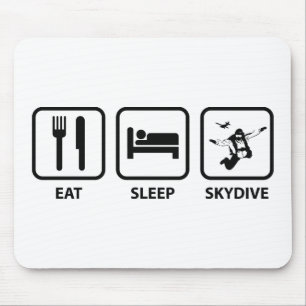 Essen Sie Schlaf Skydive Mousepad
