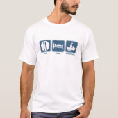 essen Sie Schlaf Snowmobile T-Shirt (Vorderseite)