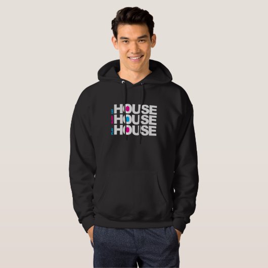 Essen Sie Schlaf-Spiel-Haus Hoodie (Vorne ganz)