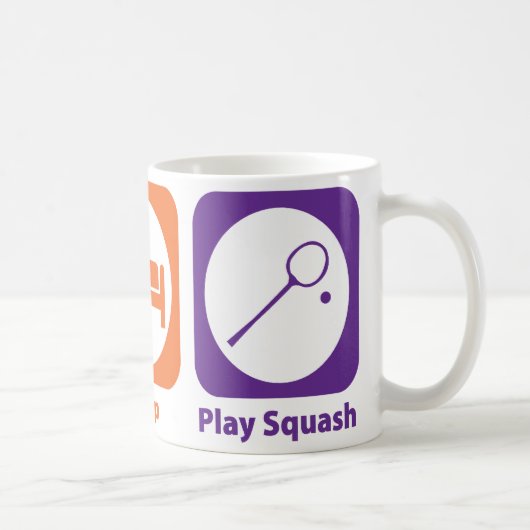 Essen Sie Schlaf-Spiel-Kürbis Kaffeetasse (Rechts)