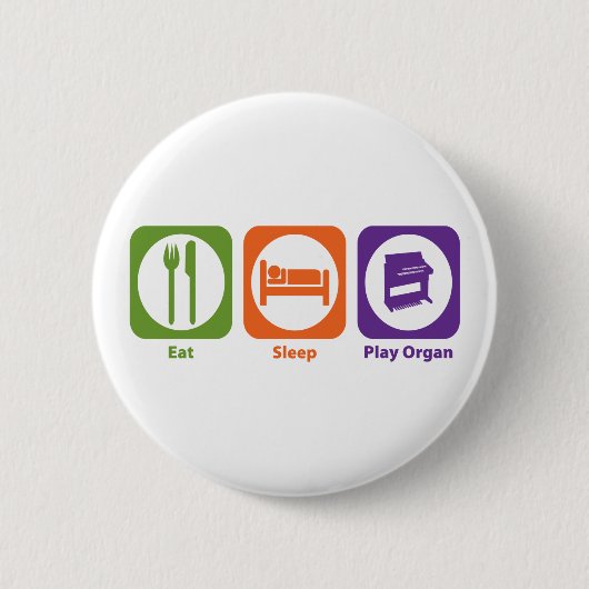 Essen Sie Schlaf-Spiel-Organ Button (Vorderseite)