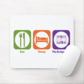 Essen Sie Schlaf-SpielBackgammon Mousepad (Mit Mouse)