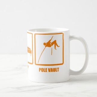 Essen Sie Schlaf-Stabhochsprung Kaffeetasse